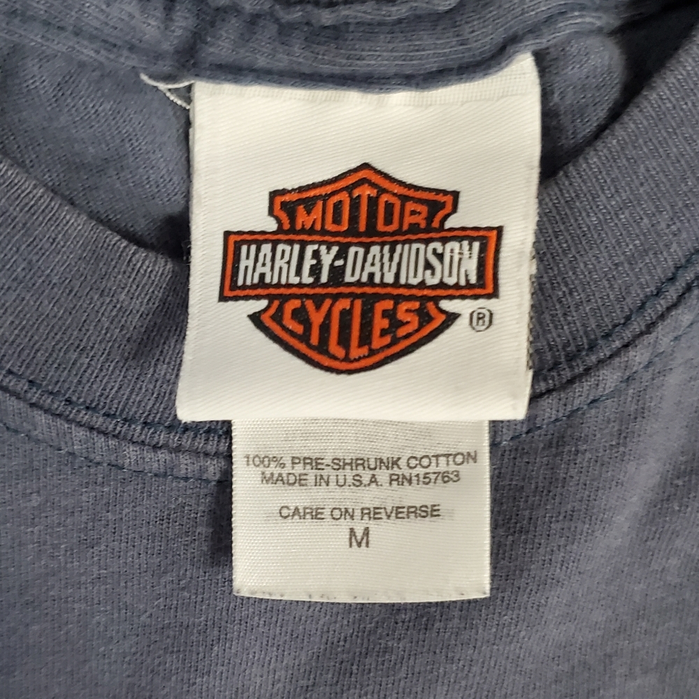 *SOLD* Harley Davidson Flames Tshirt - Picture 9 of 10